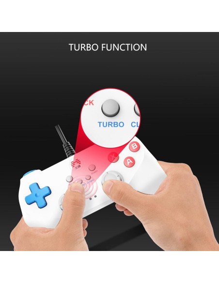 Controlador USB BEITONG BAT 2 para PC y Steam - Negro