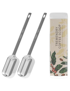 Cucharas Medidoras de Acero Inoxidable TREMENDRY 2PCS 15ml