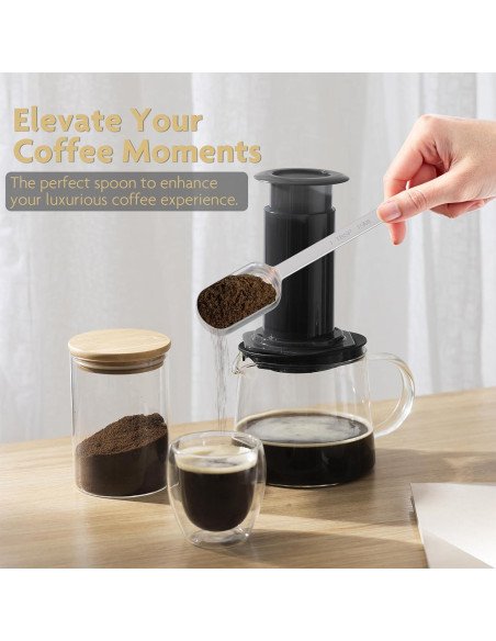 Cucharas Medidoras de Acero Inoxidable TREMENDRY 2PCS 15ml