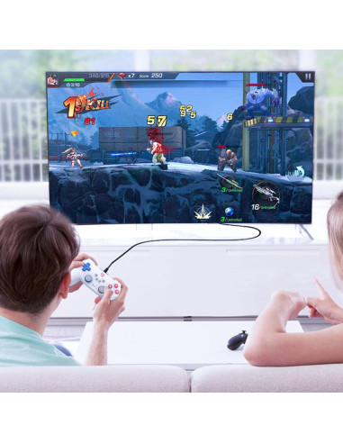 Controlador USB BEITONG BAT 2 para PC y Steam - Negro