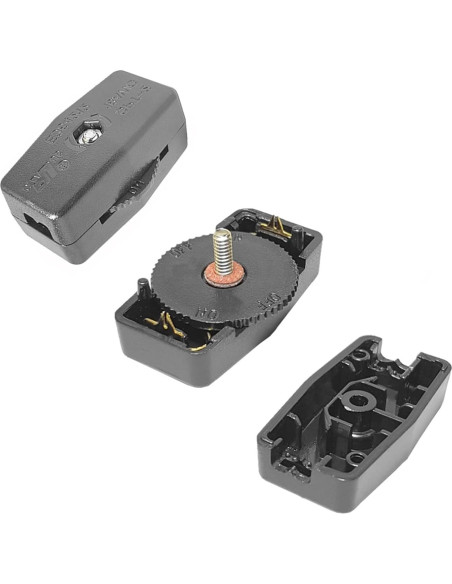 Interruptor de Cable en Línea QPINGH, Paquete de 6, 6A 125V