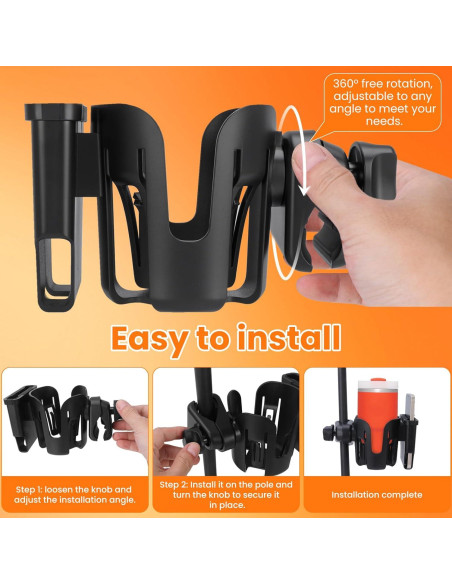 Soporte para Taza y Teléfono FOSUNKER 2 en 1 Ajustable