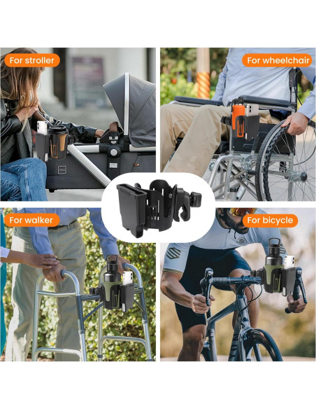 Soporte para Taza y Teléfono FOSUNKER 2 en 1 Ajustable