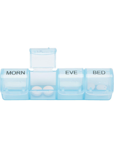 Organizador de Pastillas Travelon 7 Días Coloreado 19.7x10.8 cm