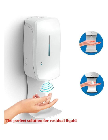 Soporte de Jabón Montado en Pared HHHKKK - 2 Piezas Blanco