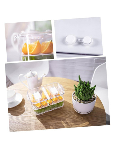 Caja de Almacenamiento Sellada Ciieeo 23.3x12.2cm Plástico