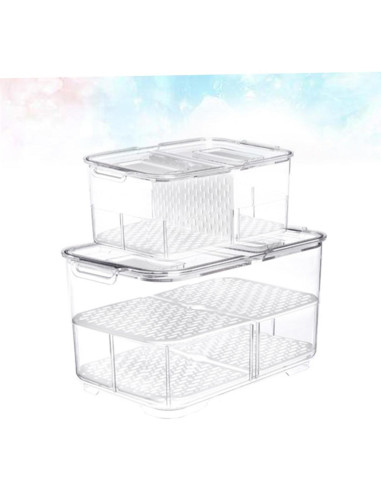 Caja de Almacenamiento Sellada Ciieeo 23.3x12.2cm Plástico