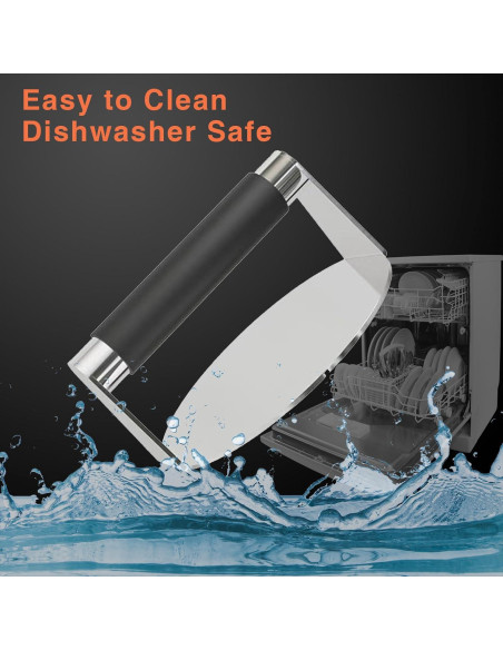 Prensa de Hamburguesa Acero Inoxidable 13.97 cm con Mango Silicona