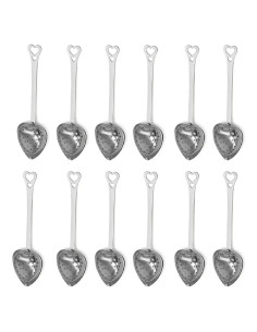 Colador de Té Acero Inoxidable MIAO JIN 12 Piezas Corazón