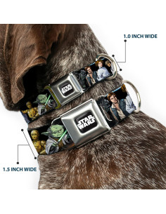 Collar para Perros Star Wars Buckle-Down 24.1-33 cm 2.5 cm 2