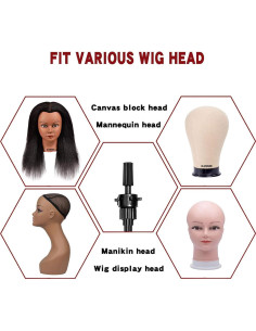 Soporte de Peluca Tripode Ajustable DANSEE 61-163 cm 2