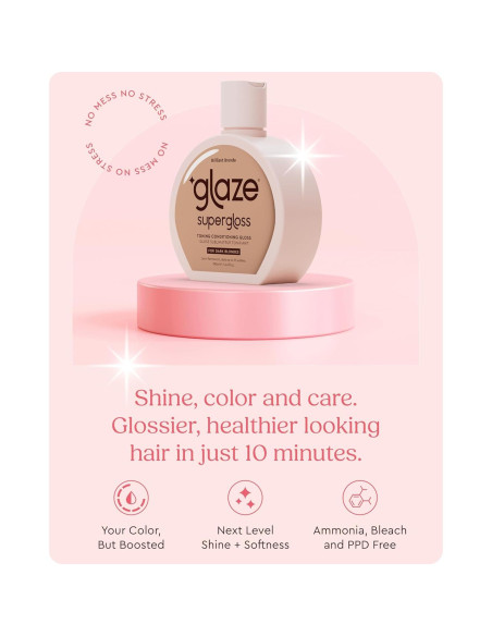Glaze Supergloss Brillo Color Semipermanente 189 ml - Bronde Brillante