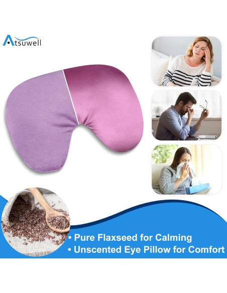 Máscara Sinusal Atsuwell Rosa - Almohadilla Térmica para Ojos