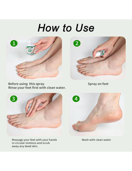 Spray Exfoliante para Pies Peele 120ml - Hidrata y Suaviza