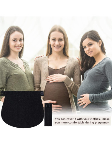 Extensores de Cintura Ajustables WILLBOND 12 Paquetes Embarazo