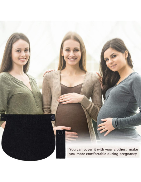 Extensores de Cintura Ajustables WILLBOND 12 Paquetes Embarazo