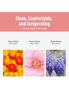 Ambientador Gel Natural Durazno CARORI 2pcs - Aromaterapia 2