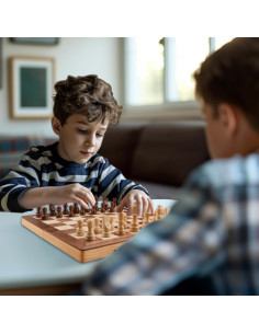 Juego de Ajedrez Gothink de Madera 38.1 cm con 2 Peones Extra 2
