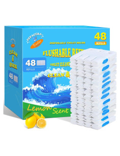Recargas de Inodoro Desechables Effacera 48 Unidades Biodegradables