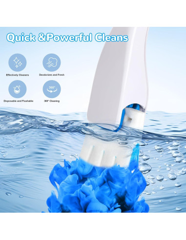 Recargas de Inodoro Desechables Effacera 48 Unidades Biodegradables