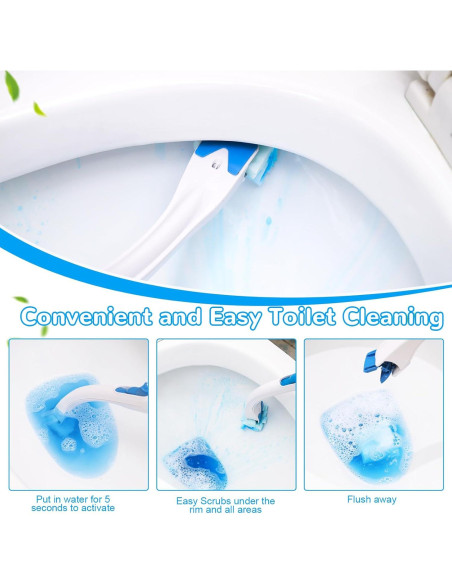 Recargas de Inodoro Desechables Effacera 48 Unidades Biodegradables