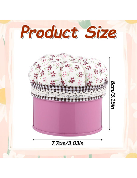 Almohadilla para Agujas en Forma de Calabaza Styquenzer Rosa