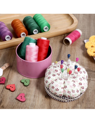 Almohadilla para Agujas en Forma de Calabaza Styquenzer Rosa