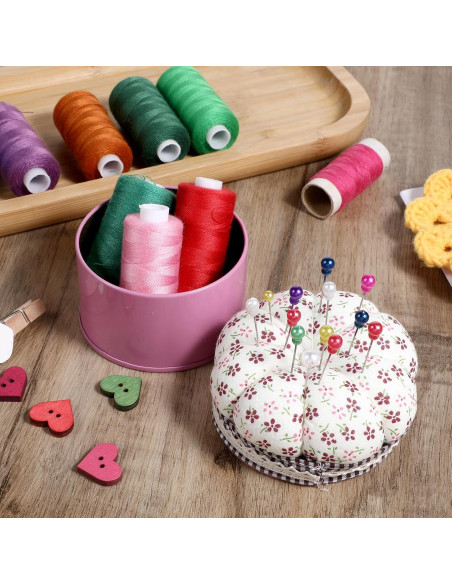 Almohadilla para Agujas en Forma de Calabaza Styquenzer Rosa