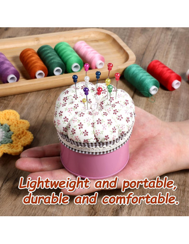 Almohadilla para Agujas en Forma de Calabaza Styquenzer Rosa