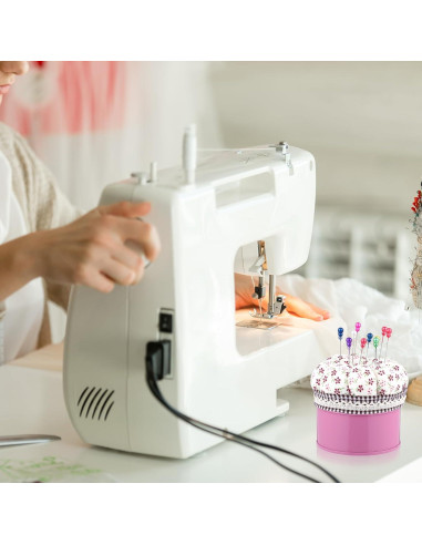 Almohadilla para Agujas en Forma de Calabaza Styquenzer Rosa