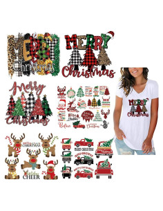 Vinilo de Transferencia de Calor Navidad BYNYTO 6 Hojas 20.3cm