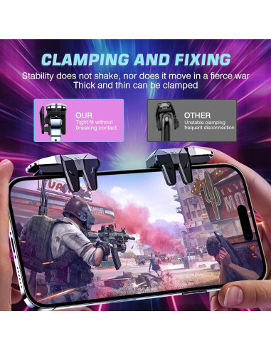 Controlador de Juego EasEasy para Smartphone - Gatillo 6 Dedos