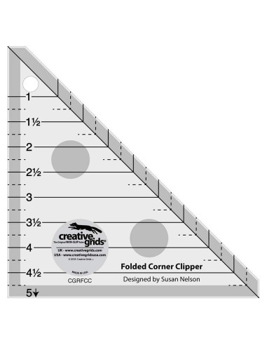 Regla de Corte de Esquinas Dobladas Creative Grids 12.7cm