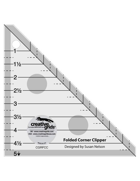 Regla de Corte de Esquinas Dobladas Creative Grids 12.7cm