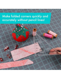 Regla de Corte de Esquinas Dobladas Creative Grids 12.7cm 2