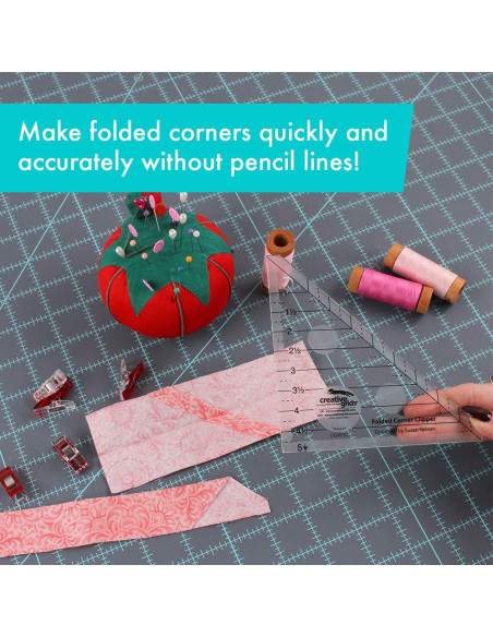 Regla de Corte de Esquinas Dobladas Creative Grids 12.7cm