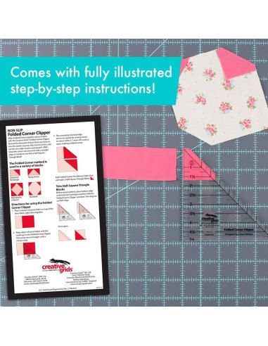 Regla de Corte de Esquinas Dobladas Creative Grids 12.7cm