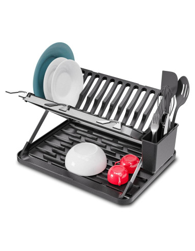 Estante Plegable para Secar Platos Home Zone Living 35.4x48cm