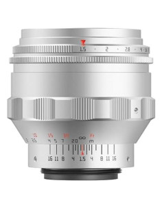 Lente TTArtisan 75mm F1.5 Bokeh Enredado M42 Plata