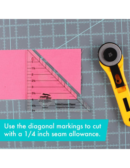 Regla de Corte de Esquinas Dobladas Creative Grids 12.7cm