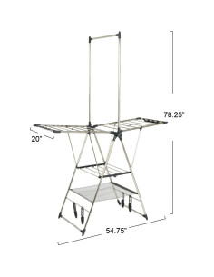 Soporte de Secado de Ropa Household Essentials Plegable 15,24m 2