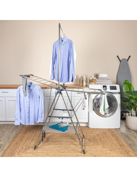Soporte de Secado de Ropa Household Essentials Plegable 15,24m