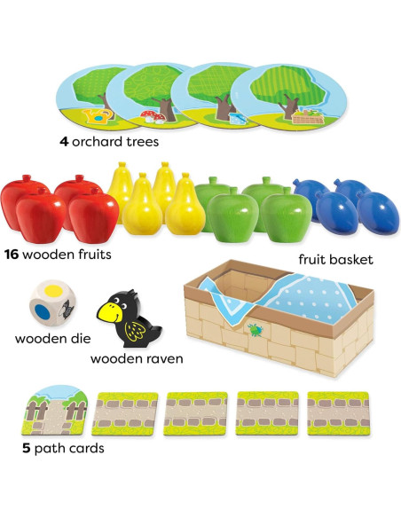 Juego de Mesa Cooperativo HABA Primer Huerto para Niños 2-4 Años