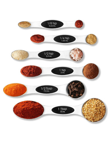 Juego de Cucharas Medidoras Magnéticas Bakken-Swiss 6 Piezas