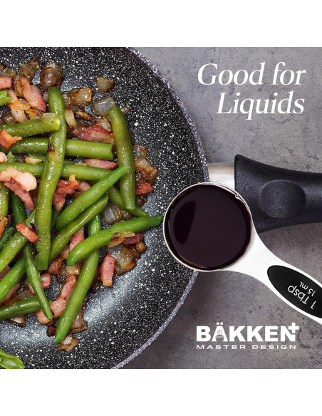 Juego de Cucharas Medidoras Magnéticas Bakken-Swiss 6 Piezas