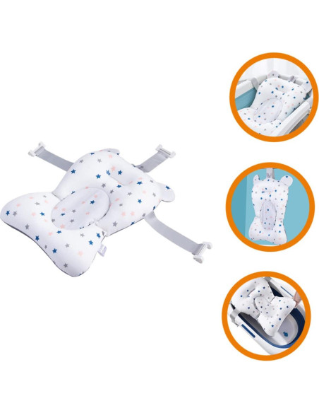 Almohadilla de Baño LIFKOME Antideslizante 50x30cm para Bebés