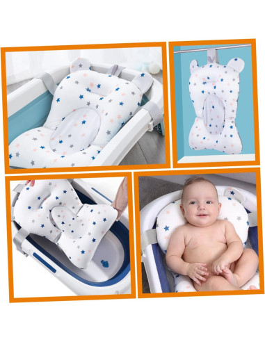 Almohadilla de Baño LIFKOME Antideslizante 50x30cm para Bebés