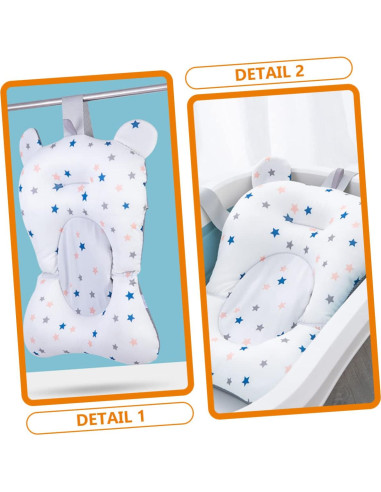 Almohadilla de Baño LIFKOME Antideslizante 50x30cm para Bebés