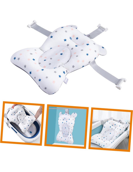 Almohadilla de Baño LIFKOME Antideslizante 50x30cm para Bebés