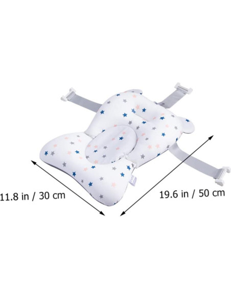 Almohadilla de Baño LIFKOME Antideslizante 50x30cm para Bebés